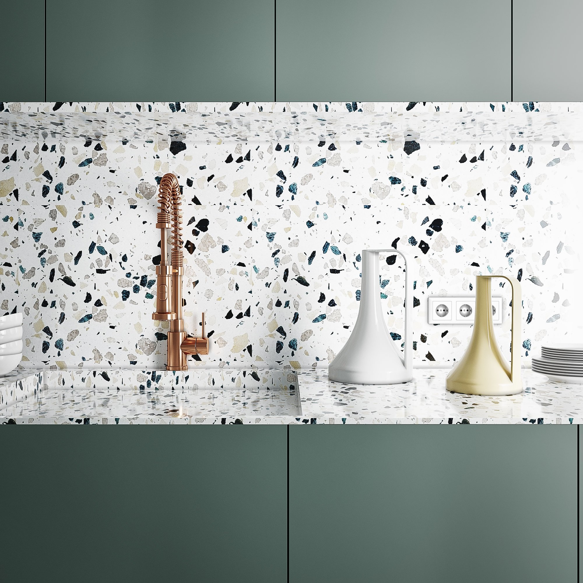 Blog Dezign Lover : Chic et pétillante: la tendance terrazzo fait son grand retour